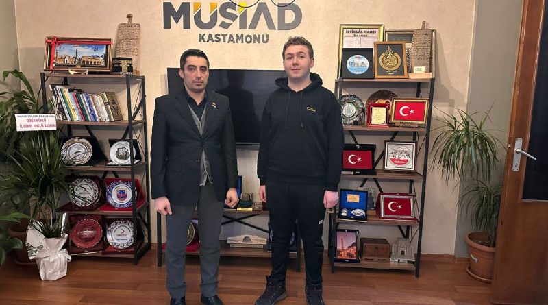 Kastamonu MÜSİAD Şube Başkanı Sadık Kışlı’ya ziyaret